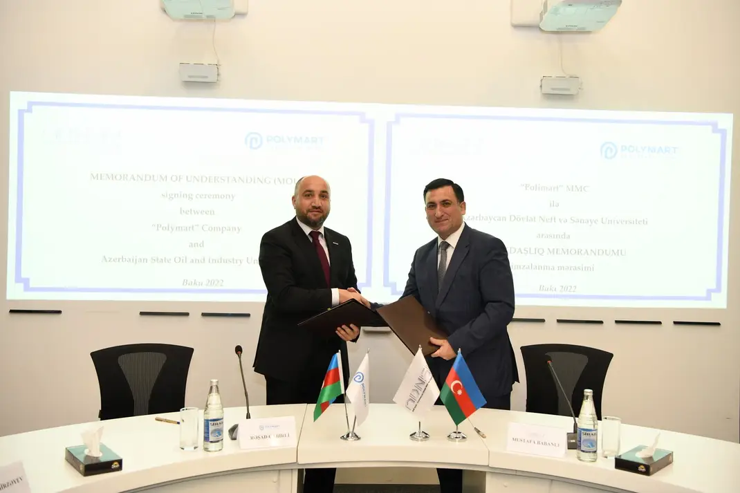 Подписан меморандум о сотрудничестве между Университетом нефти и промышленности и ООО «Полимарт»